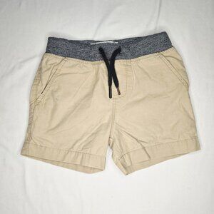 Sovereign Code Tan Kids Shorts with Navy Waistband
